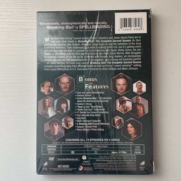 Brand New Breaking Bad Season 2 DVD - Picture 2 of 3